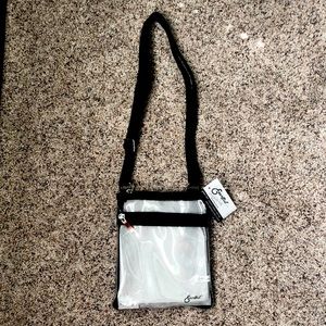 NWT Clear Crossbody Purse